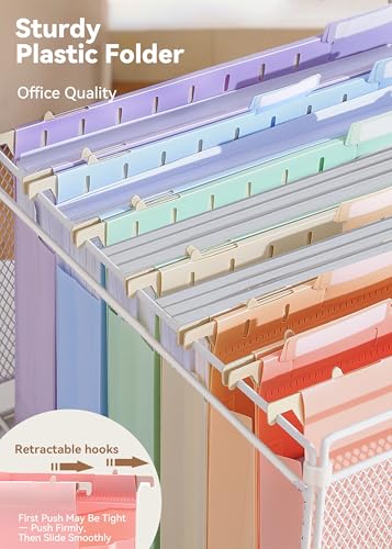 high-quality SortRax Plastic Extra Capacity Hanging File Folders, 2" Collection