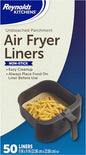 Minimalist Reynolds Kitchens Air Fryer Liners Disposable, Unbleached Parchment Paper Collection