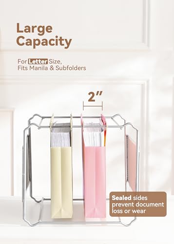 high-quality SortRax Plastic Extra Capacity Hanging File Folders, 2" Collection