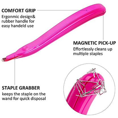 ZZTX 3 PCS Professional Magnetic Staple Remover Puller Staples Remover