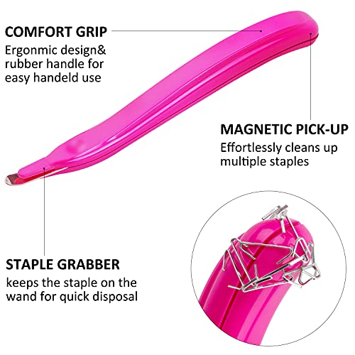 ZZTX 3 PCS Professional Magnetic Staple Remover Puller Staples Remover